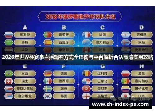 2026年世界杯赛事直播观看方式全指南与平台解析合法高清实用攻略